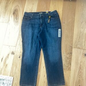 Lee Women's Dark Blue Straight Leg Jeans